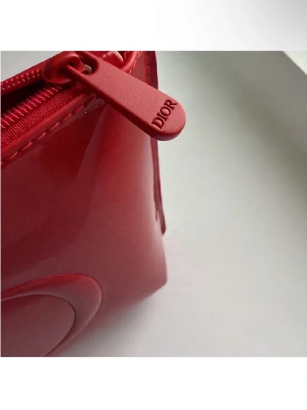 New,authentic Dior Glossy Red Cosmetic Pouch Lunar New Year 2026,limited edition